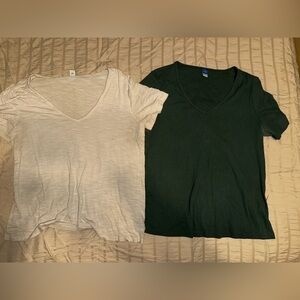 Old Navy Cream Luxe Tee’s